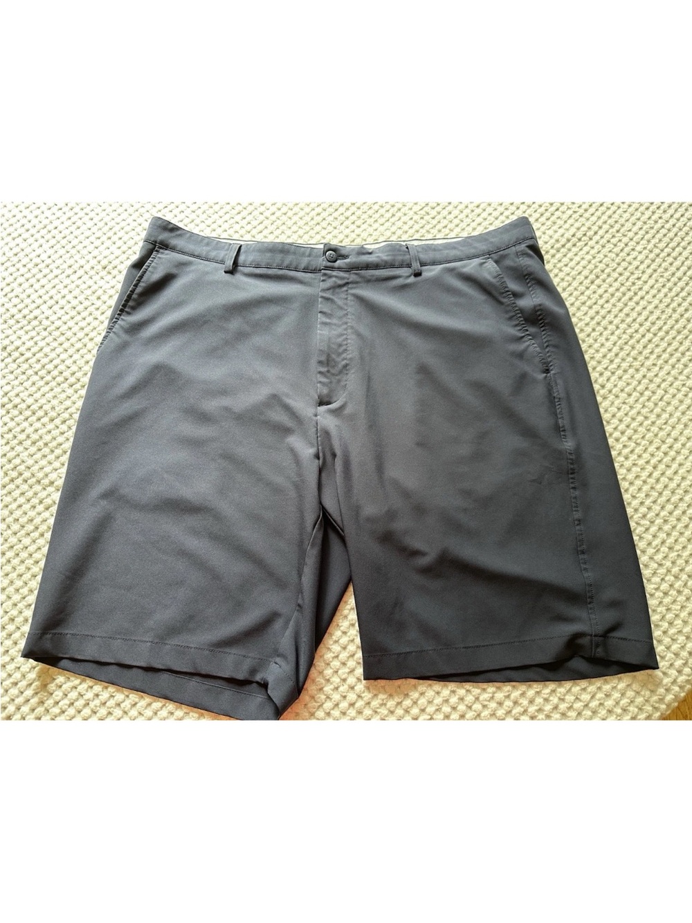 Footjoy Performance Men’s Blue 42x9 Knit Chino Golf Shorts Stretch Waistband